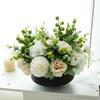 Nordic Modern Faux Flower Bouquet for Indoor Living Room or Dining Table Decor