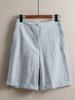 Summer Women's Thin Five-point Pants, Wide-leg Casual Straight-leg High-waisted Women's Pants, Fashionable Outdoor Sports Pants