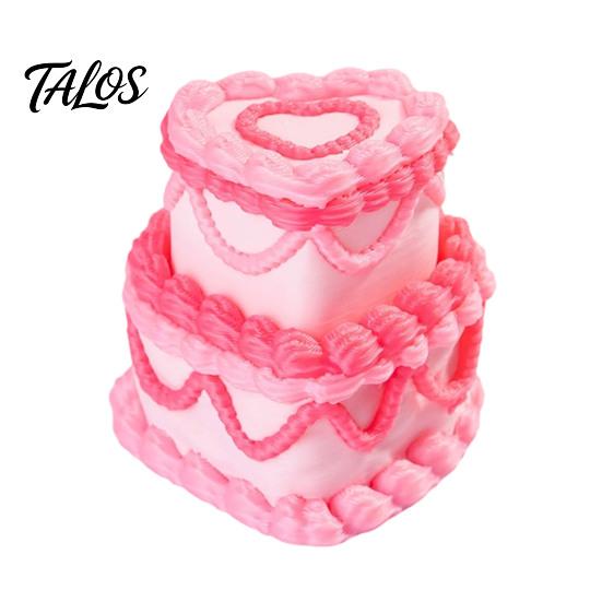 Desktop Ornaments Birthday Cake Stress Toy, Cute Dessert Decompression Fidget for Toys Adults Desk, Novelty Squeeze Gift Car, Office Decor Relief