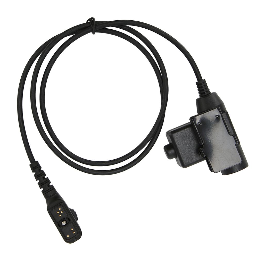 Adaptateur de casque talkie-walkie Push to Talk U94, adaptateur de casque portable de remplacement pour Hytera