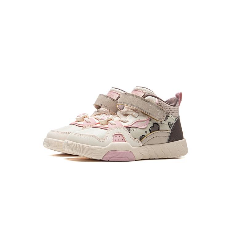 Li Ning Kids Sports Lifestyle Series Comfortable Non-Slip Shock Absorbing Wear-Resistant Rebound Casual Shoes Kids Casual Shoes YKNU100-12
