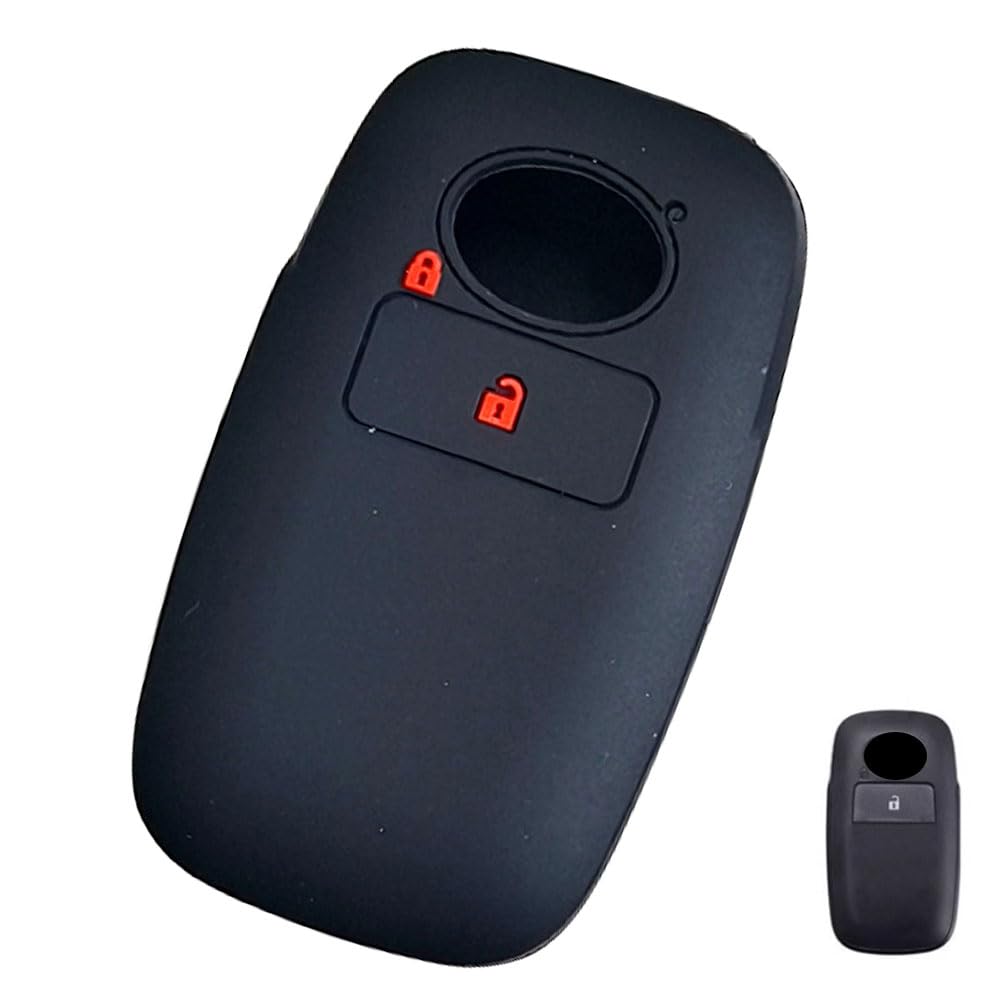 

LETINGFAR Чехол для ключа, Для умного ключа Toyota и Daihatsu, Чехол для ключа, Силикон, Дизайнерский красный