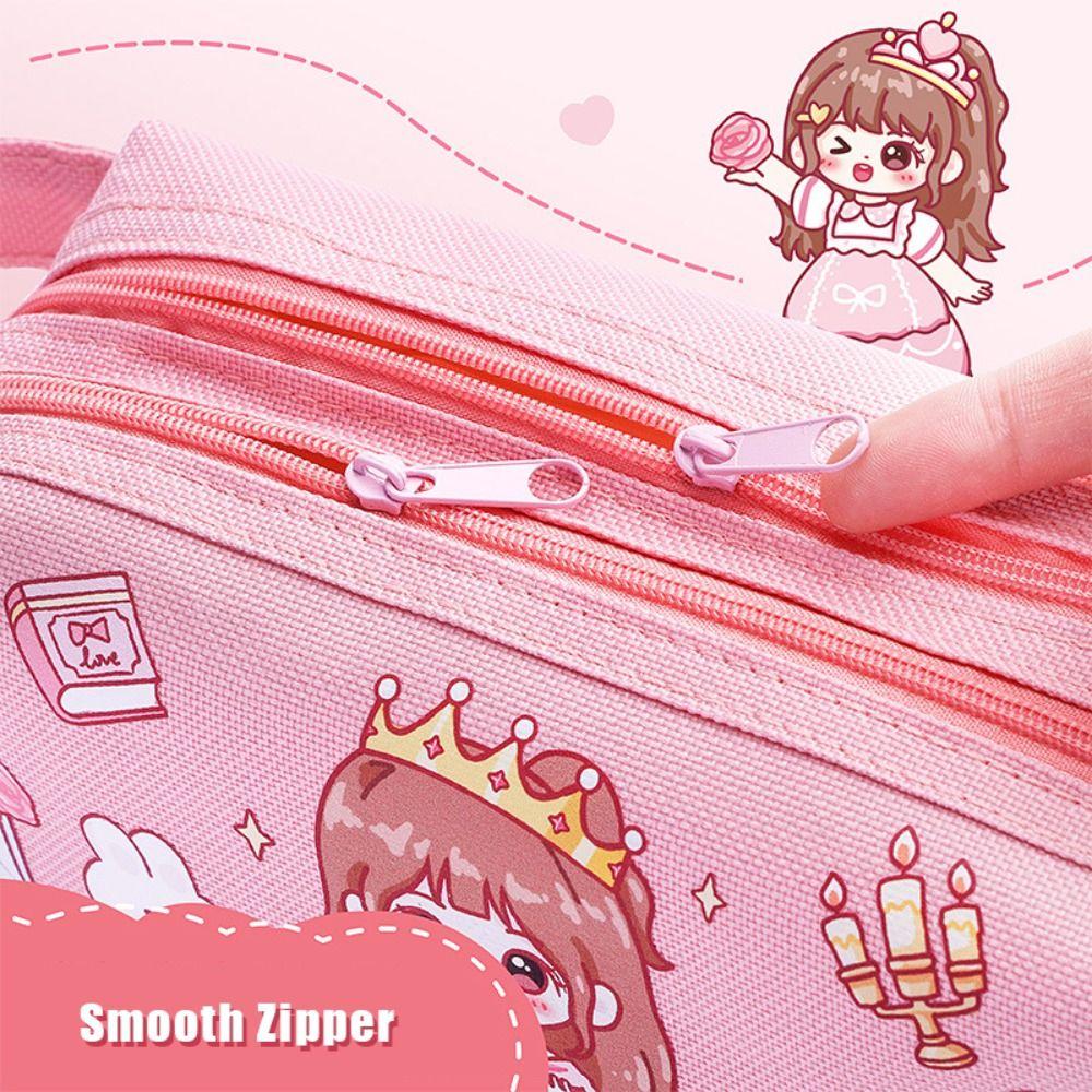 Double Layers Pencil Case Large Capacity Stationery Bag High Quality Pen Box  Back To School