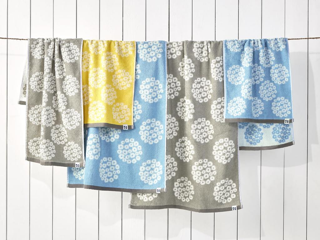 Kosugizen Onnela Pieni Mini Bath Yippee 50 X 100 (Onnelapieni) Towel, Yellow, Cm, Reversible, Compact, AMON-5603-1YE