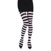 Damen Mehrfarbige Gestreifte Strumpfhosen Ganzkörper Mit Fuß Hohe Taille Leggings Elastische Lange Strümpfe Strumpfhosen für Karneval