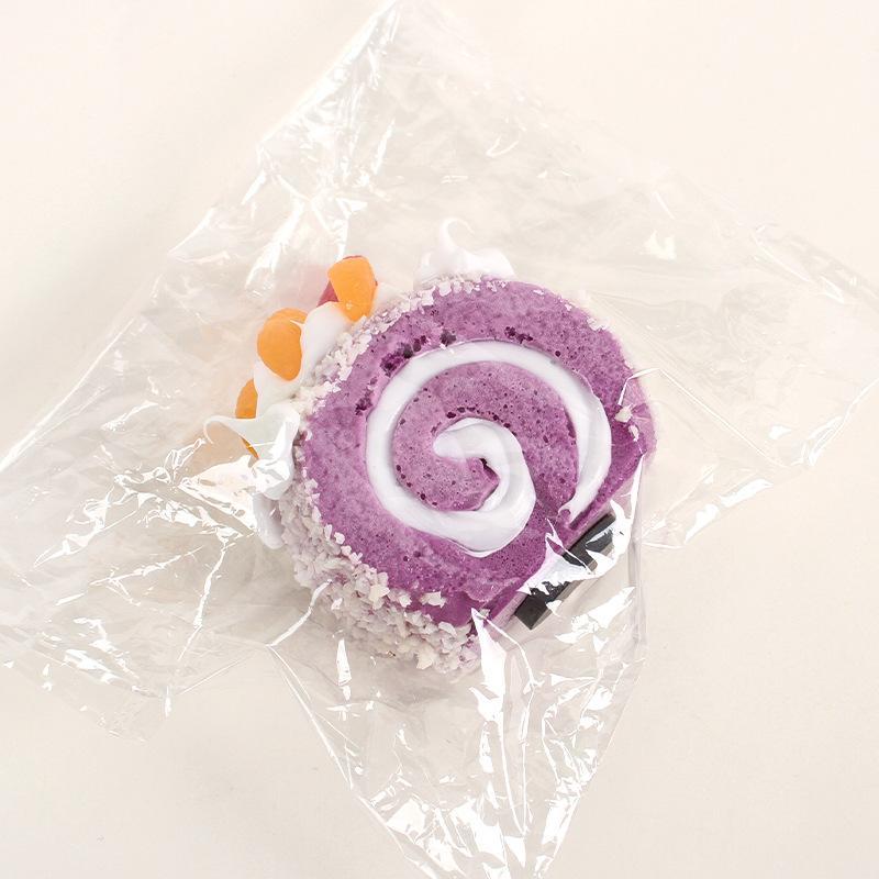 1Pcs Soft Cartoon Fruit Cake Roll Anti-Stress Mochi Pu Foam Toys New Slow Rebound Cake Squeeze Toy For Kids Adult