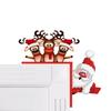 Santa Door Corner Santa Claus Elk Sign Reindeer Santa Claus Door Frame  Indoor