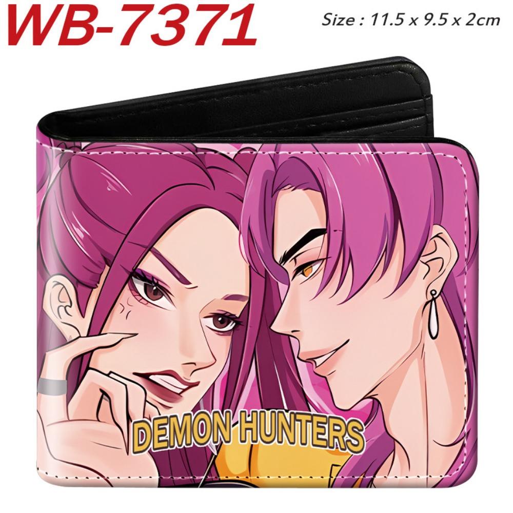 K-Pop Demon Hunters Pu Leather Two-fold Short Wallet and Practical