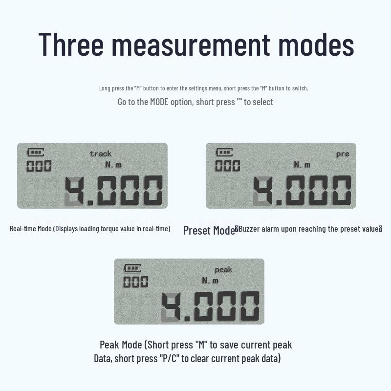HEMUELE Digital Torque Screwdriver ZNS - High Precision, Adjustable Display