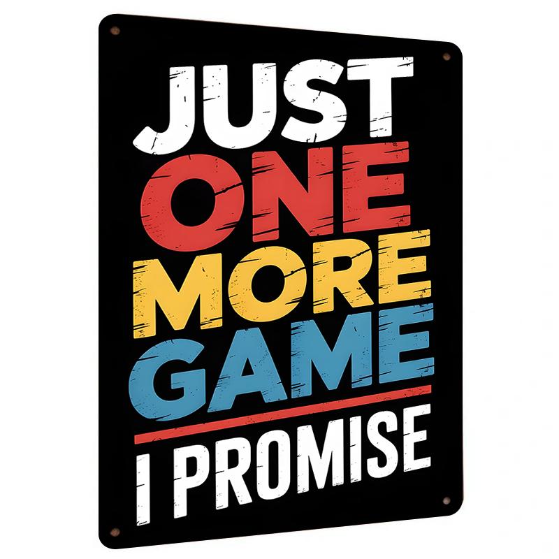 

Vintage Game Theme Metal Tin Sign Creative Home Decor Wall Art for Living Room Bedroom Bar 20x30cm（7.8x11.8inch）