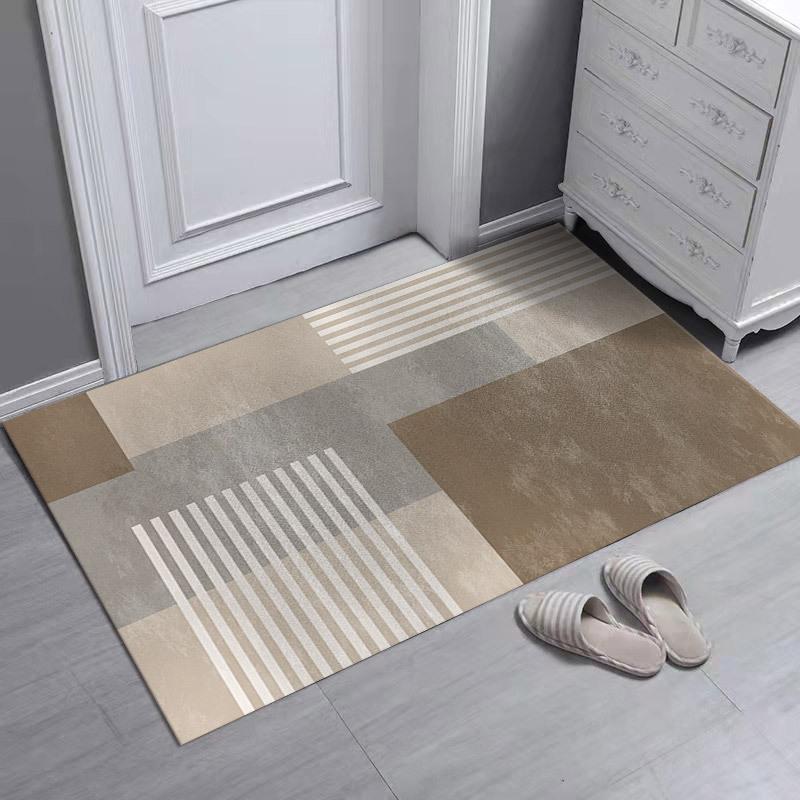 

Ковер для входа в геометрическом стиле, устойчивый к грязи, коврик для дома, коврик для гостиной, спальни, коврик для пола 80 * 100CM