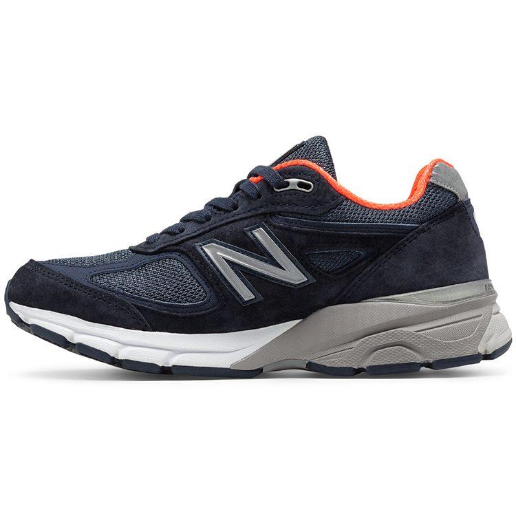 990v4 Wmns New Balance Made in Usa 'Navy Orange' Women's W990NV4