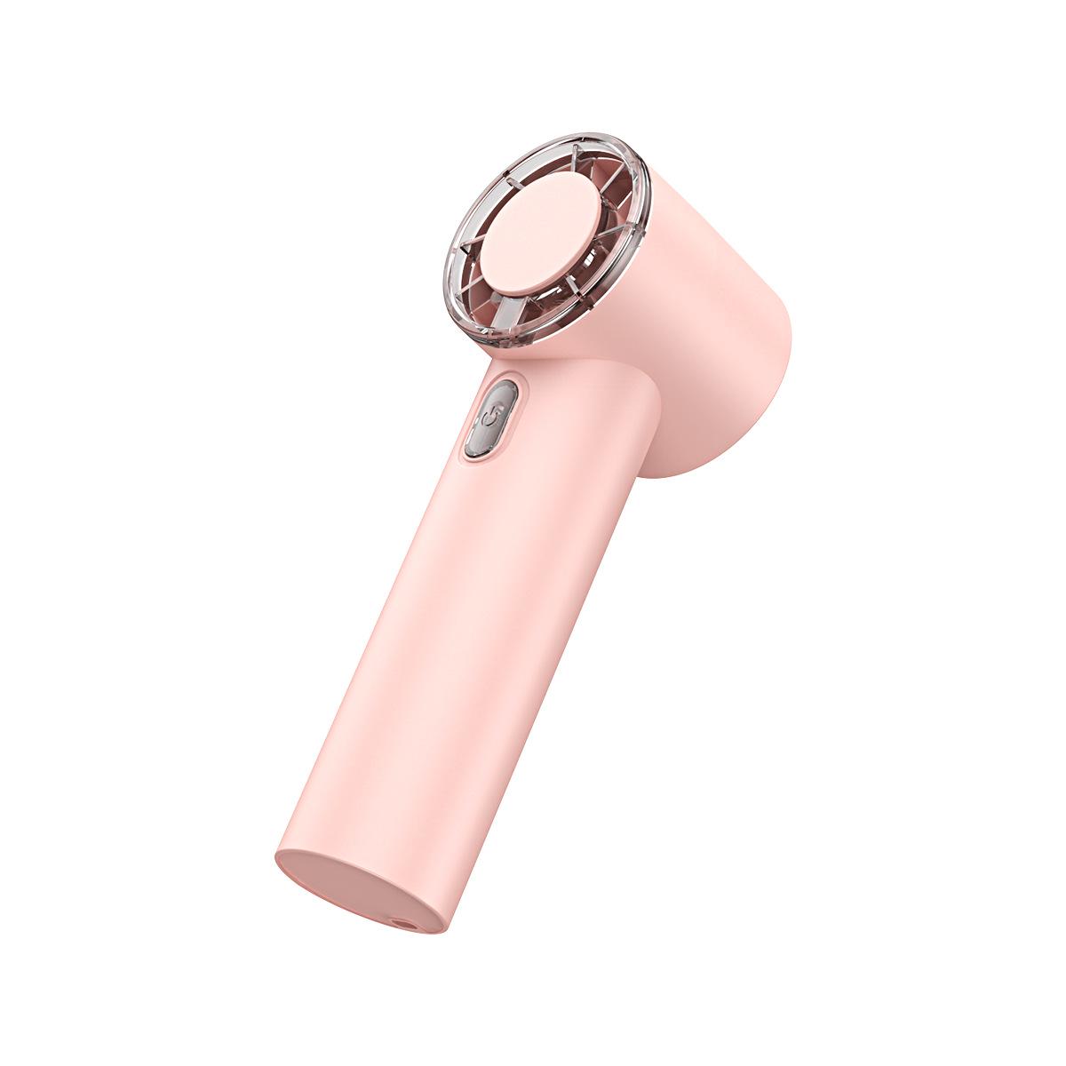

T360 Macaron Color Portable Handheld Fan with Digital Display & Night Light