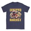 Professional Certified Racist T-Shirt Men's Cotton Tops Funny Racing Meme Round Neck Short Sleeve