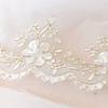 European High-End Car Bone Lace Gold And Silver Strands Clothing Wedding Veil Organza Embroidery Lace Accessories Black
