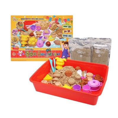 B&C Kongsuni Home Party Sandspielset, gemischte Farben, 3200 g, beliebte koreanische Spielzeuge