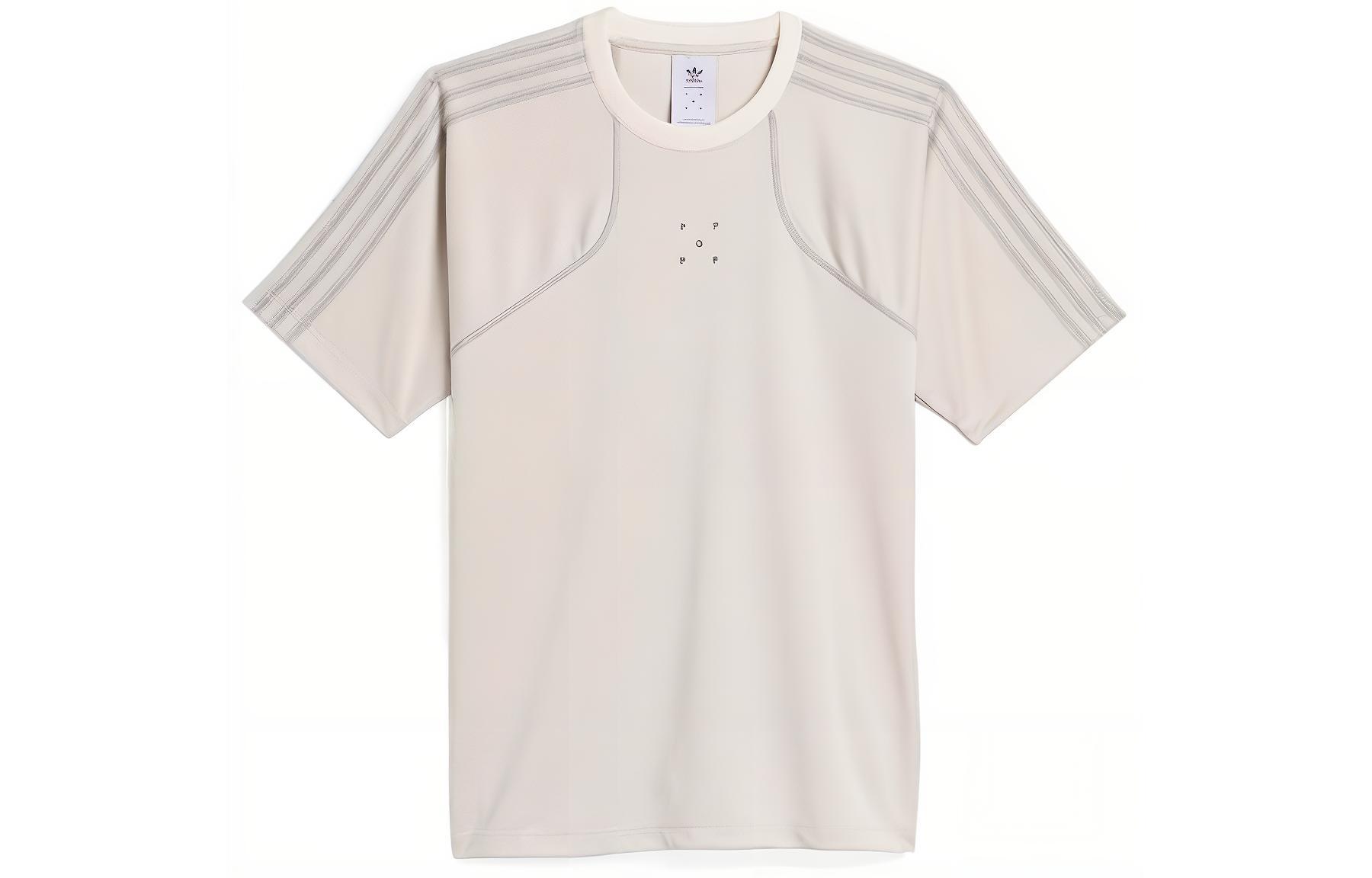 Adidas Originals POP TECH T Shirt Unisex Light Gray HN9135 XS