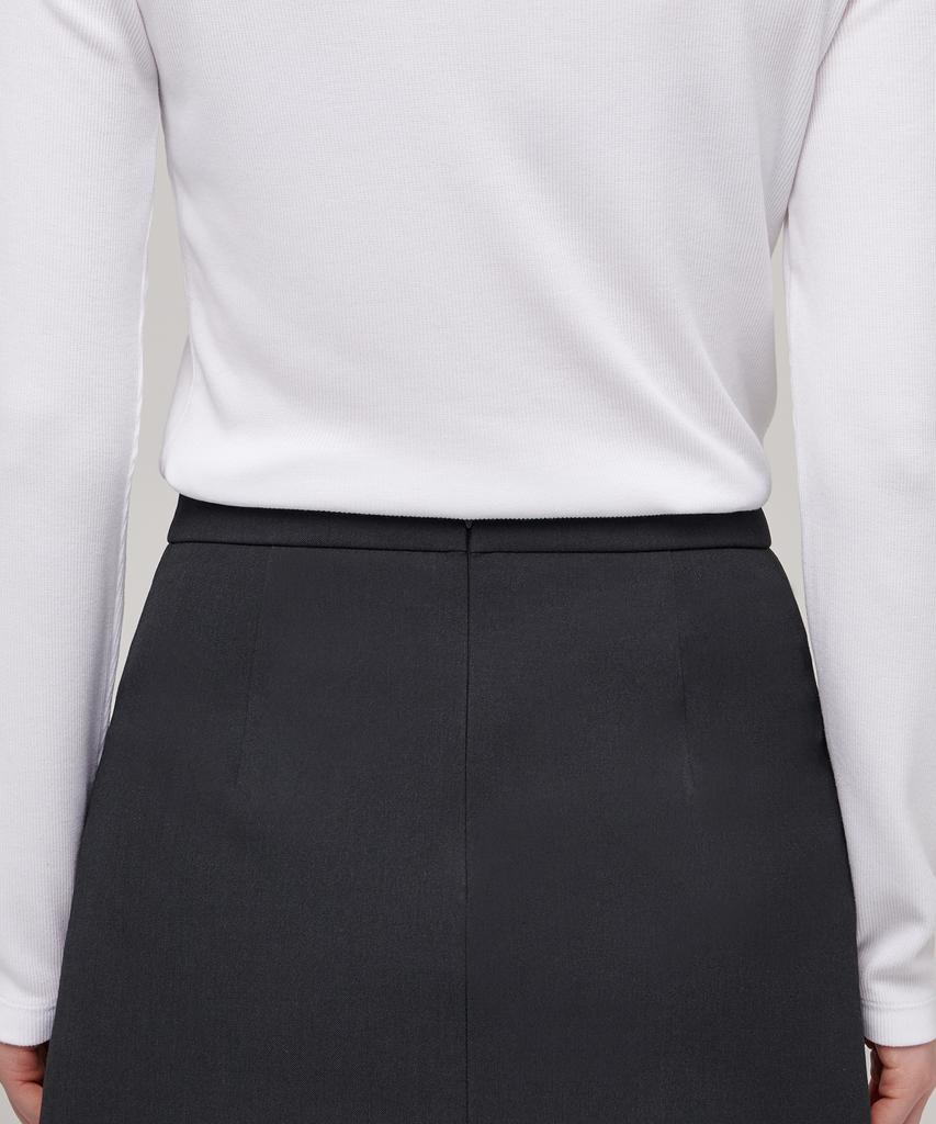Musinsa Standard Woman Women'S Basic Mini Skirt [Gray]