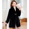 Past Women's Faux Mink Fur Winter Coat