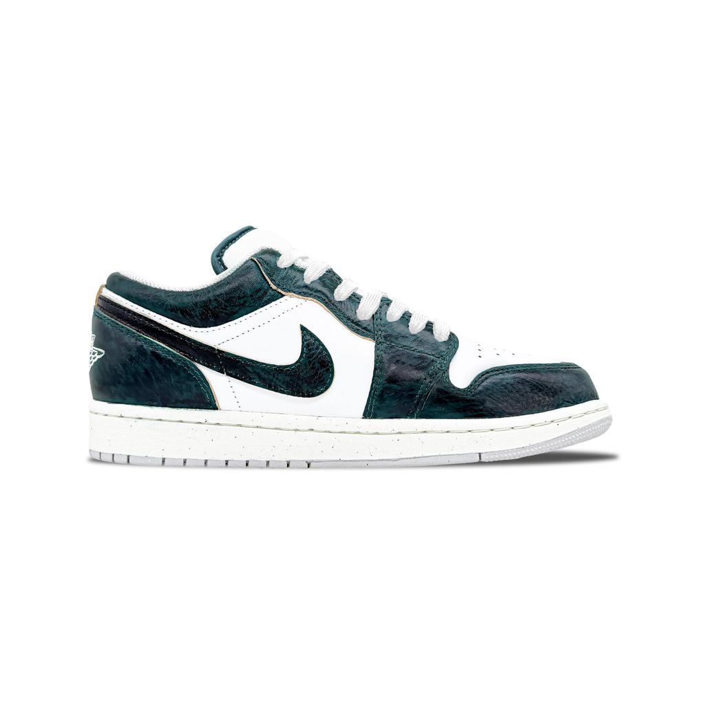 Jordan Air Jordan 1 Low Top Vintage Basketball Shoes Men's Jasper FQ7687-300(Team1034-)