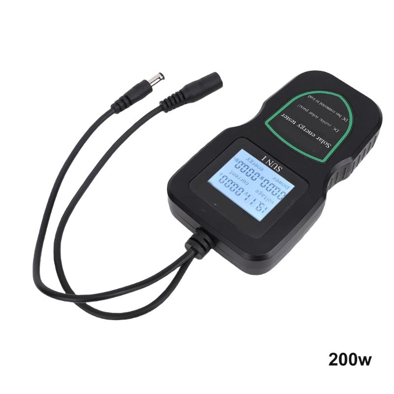 100W/200W/300W/500W Solar Panel Tester MPPT Photovoltaic Panel Multimeter Tester Tool for Testing Solar Panel Data