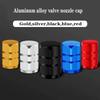 New Car Wheel 4pcs Wheel Caps Theftproof Aluminum Alloy Tires Valves Tyre Stem Air Valve Caps Airtight Cover Car Accessories