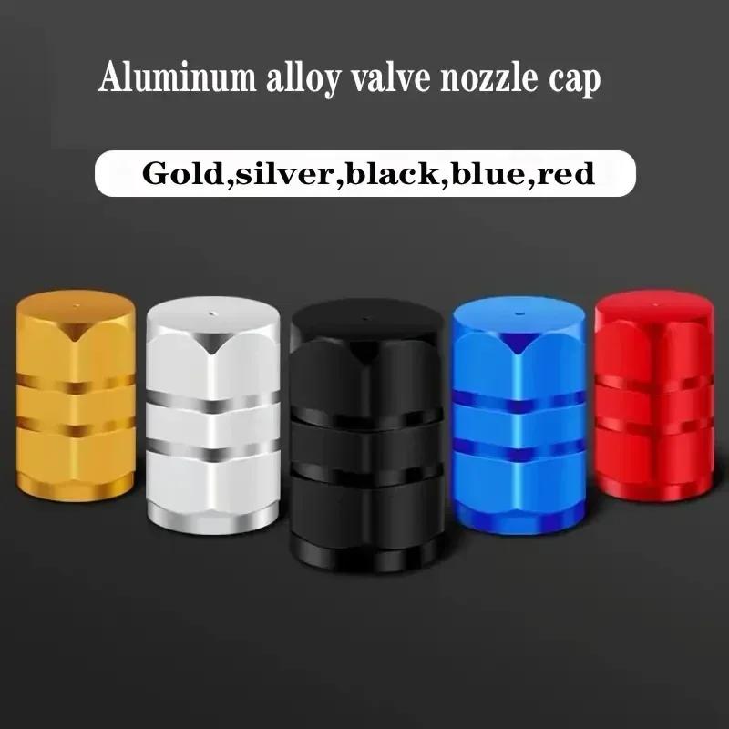 New Car Wheel 4pcs Wheel Caps Theftproof Aluminum Alloy Tires Valves Tyre Stem Air Valve Caps Airtight Cover Car Accessories