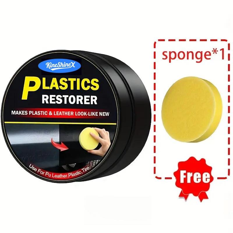 Car Scratch Repair Paste & Interior Trim Restorer Wax – Long-Lasting Fix for Plastic, Leather, Rubber