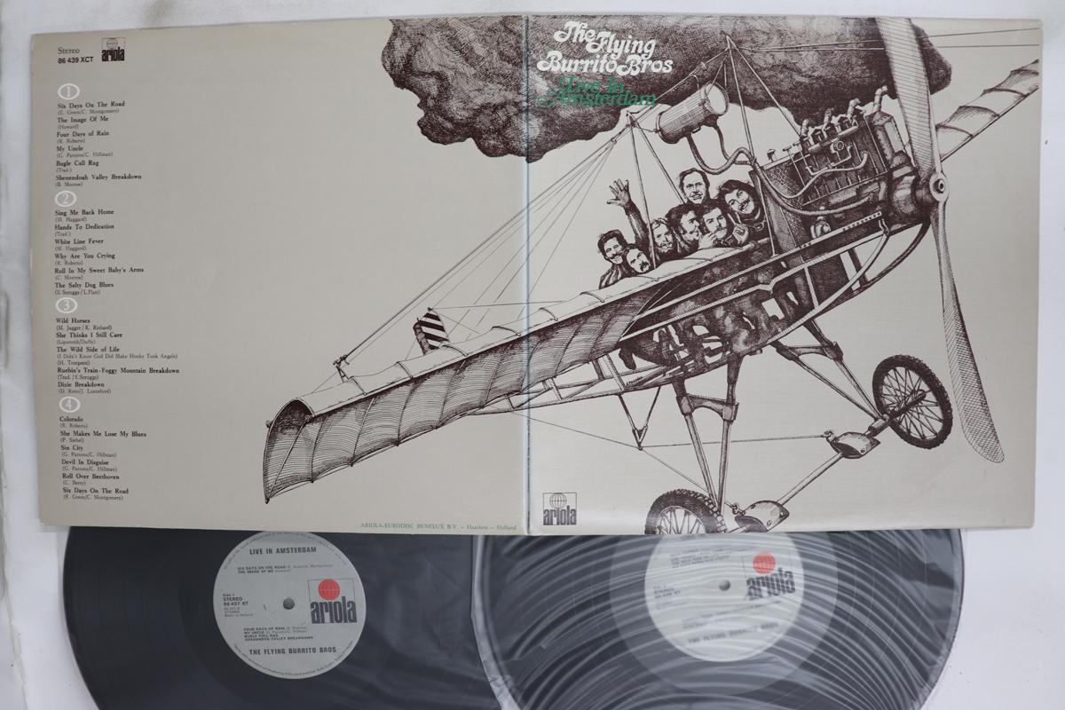 

LP Record FLYING BURRITO BROS Live In Amsterdam 86439XCT ARIOLA 1973 Germany Rock Used