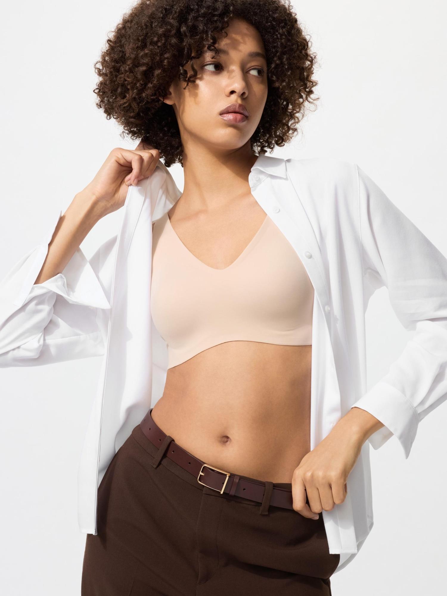 

Женский бесшовный бюстгалтер Uniqlo Ultra Relaxing 31 BEIGE/M