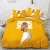 Tupac Shakur Raper 2Pac Beding Set 3D Printed Suitable for Bedrom Soft Durable Quality Duvet Cover Set With Pilowcases Children Kids Home Textile