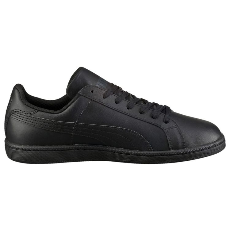 Puma Smash Leather Black Dark Shadow Unisex Sneakers 356722-04