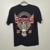 Sturgis Herren T-Shirt Medium Schwarz 84. Jubiläum 2024 Adler Schädel Biker Tee Unisex T-Shirt