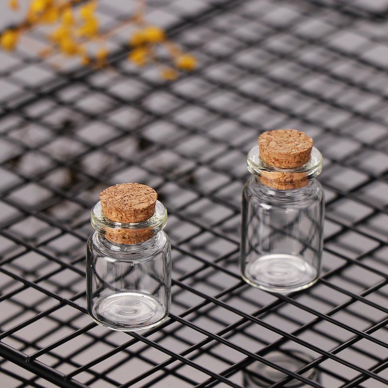 22ml Transparent Bayonet Bottle for Candy or Wishing with Cork Cap