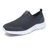 Men's Four Seasons Low-top Fly-woven Mesh Shoes Mesh Light Sneakers Large Size Running Shoes One Pedal