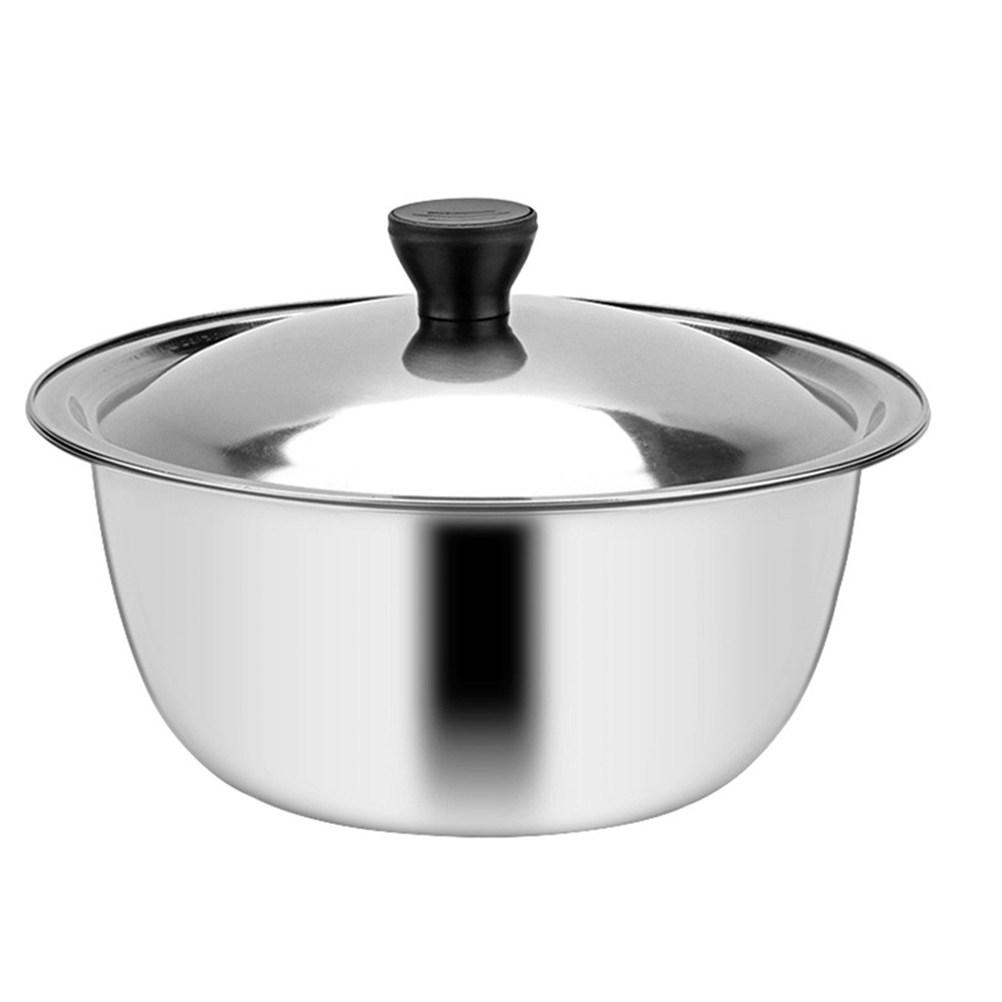 Stainless Steel Mixing Bowl Deep Design for Egg Beating Dough Kneading Salad Mixing Soup Cooking Baking Storage Multi-Function