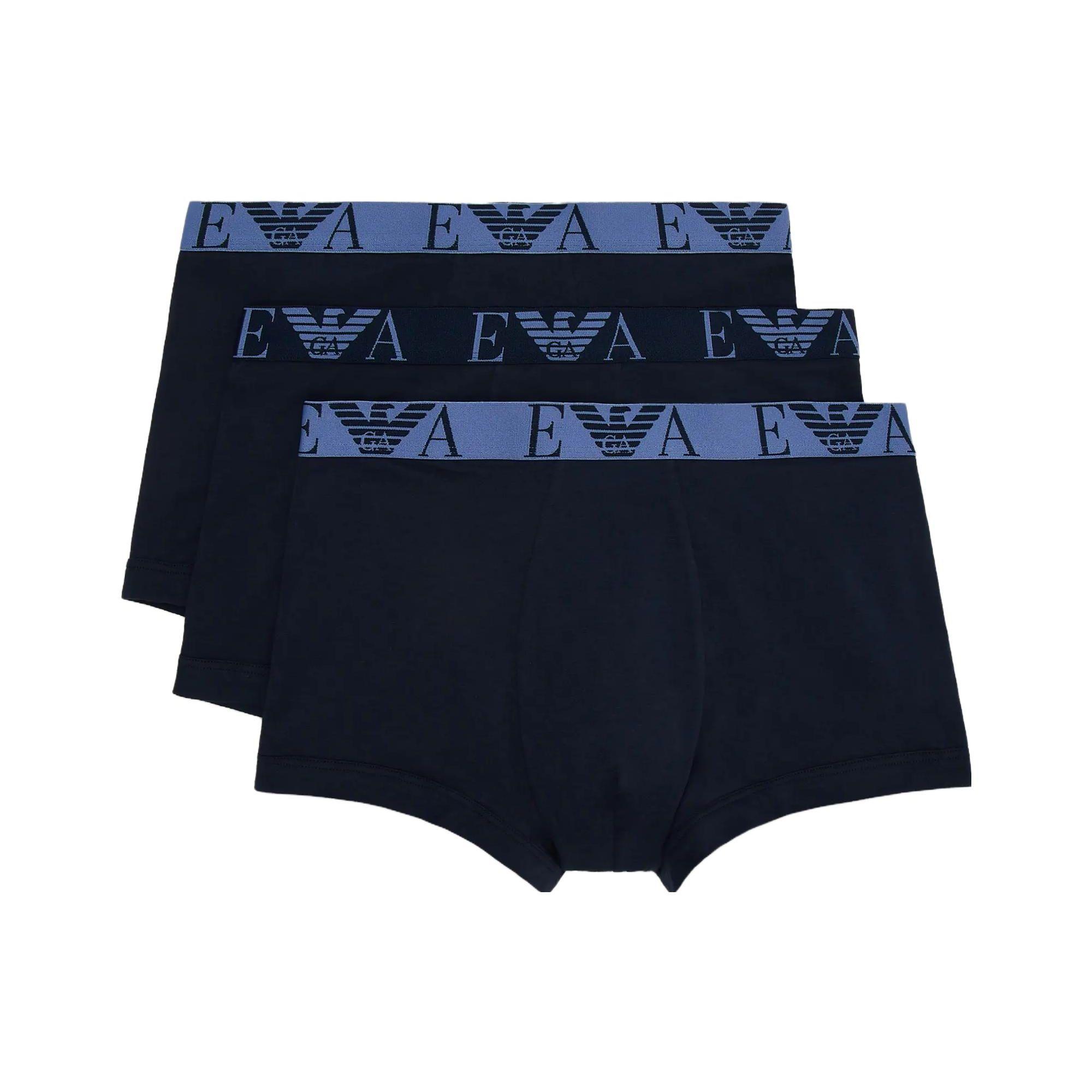 Emporio Armani Мужские боксеры с логотипом EA Letter Print на поясе 111357-3F715-40035 XL