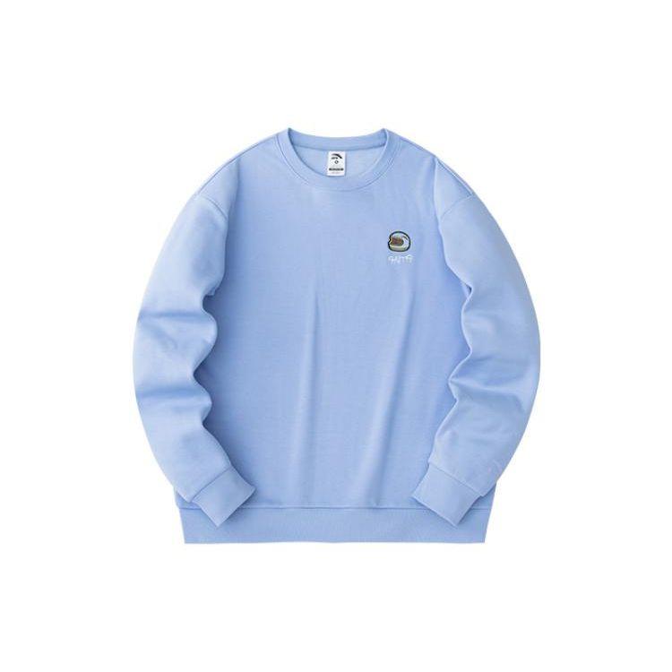 

Anta Lifestyle Series однотонный круглый вырез пуловер флисовый свитшот унисекс свитшот облачно-голубой 952348718-1 L