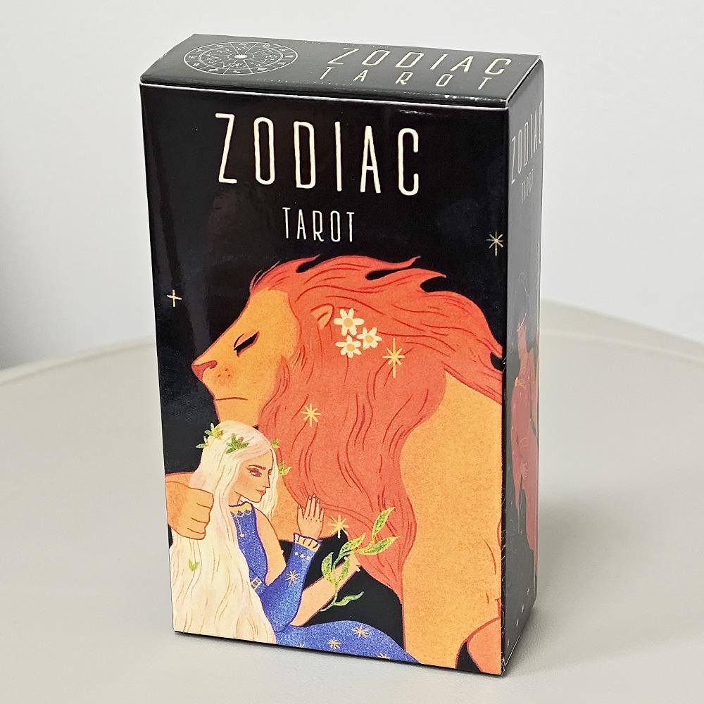 10.3*6cm Zodiac Tarot Brings Us The World of Astrology By Cultures’ Ancient Stories, Divinities and Characters 78 Pcs Cards