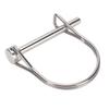2PCS Silver Safety Coupler Pin 304 Stainless Steel Trailer Coupler Pin Practical Shaft Locking Pin