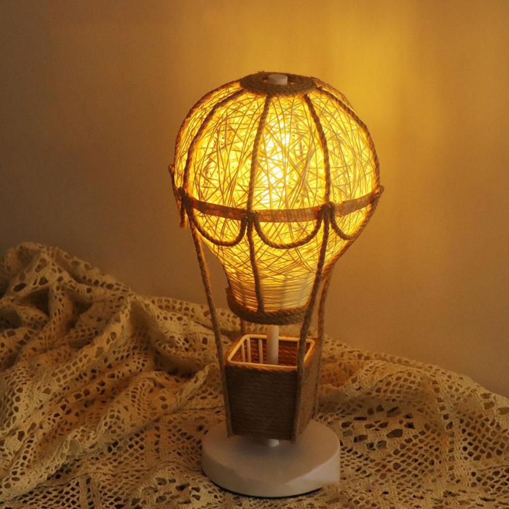 Air Balloon Night Light, Bedside Lamp for Fireplace, Storage Unit,