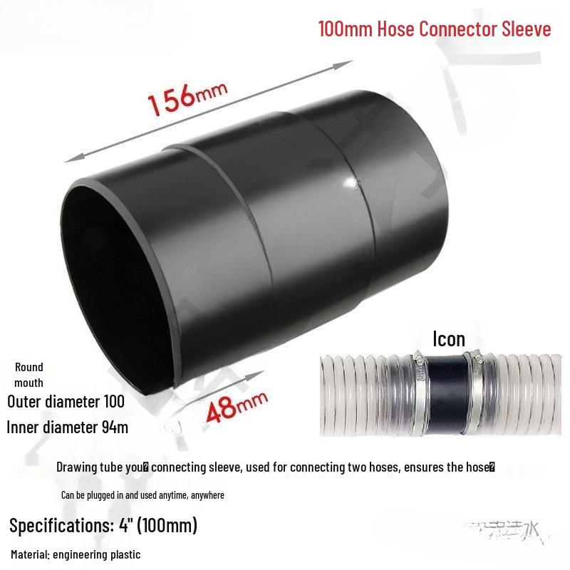 Industrial Vacuum Cleaner Accessories: Dust Collector Adapter, Belt Sander Dust Collector, Three-way Pipe Damper, Valve Crusher