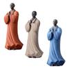 Chinese Buddha Statue Monk Figure Tea Pet Stylish and Elegant Home Decoration Monk Figurine for Business Car Living Room Yard