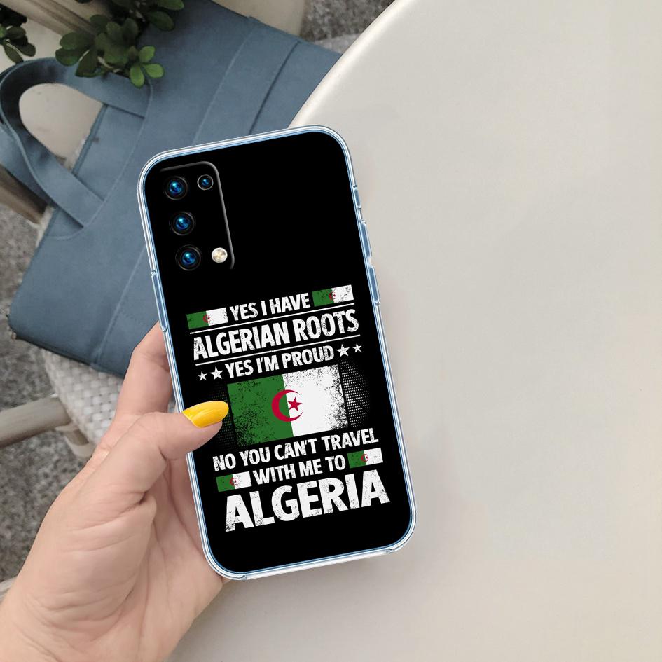 CJ2 Algerian Passport Flag Soft Shell Transparent Phone Case for Motorola Moto G7 G8 G9 G84 G85 G73 G24 G15 Z2 Play Power Plus