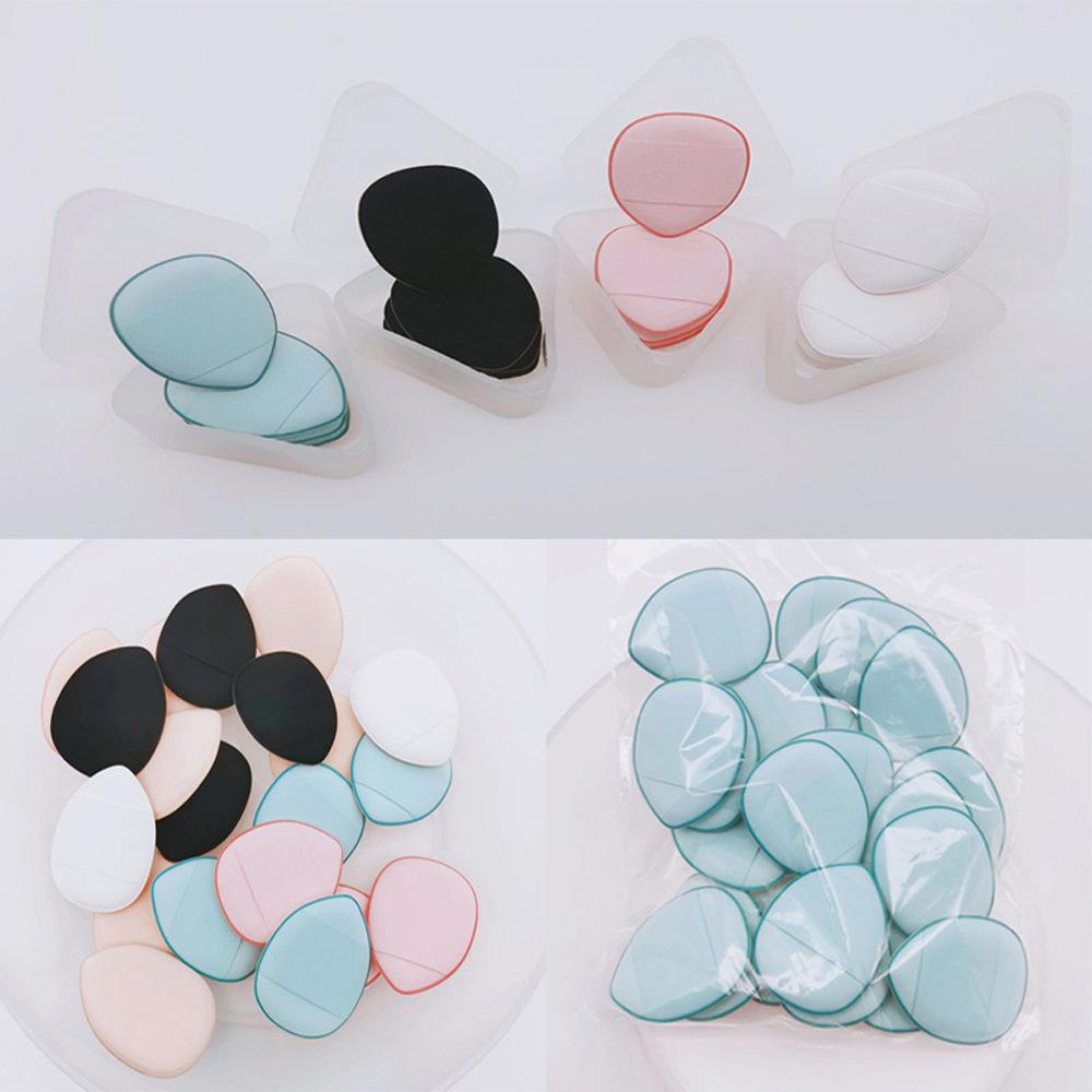 Mini Thumb Powder Puff for Dry & Wet Use - Foundation, Concealer, Cushion, Fingertip Water Drop, BB Makeup, Small Finger Sponge.