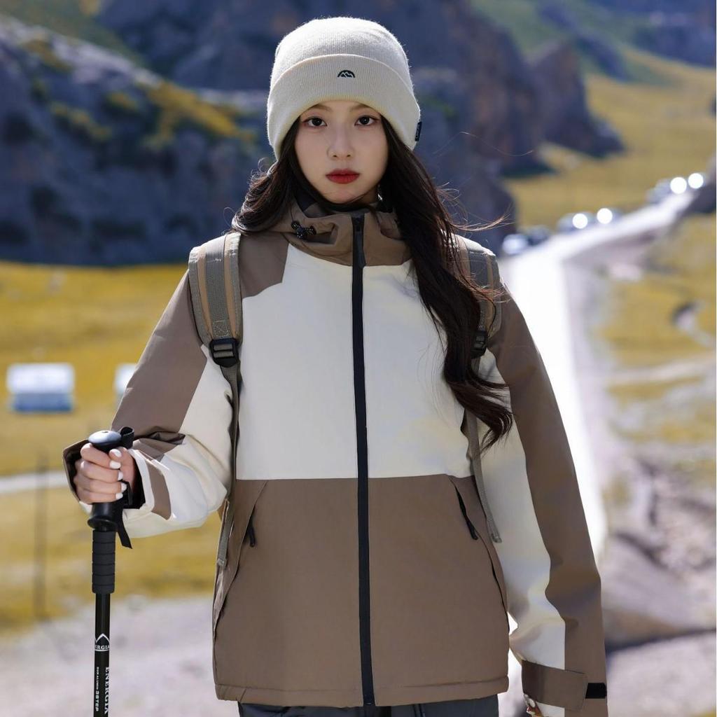 Women's Knitted Beanie Hat: Autumn/Winter, Korean Style, Ear Protection, Windproof, Outdoor Mountaineering Fashion.