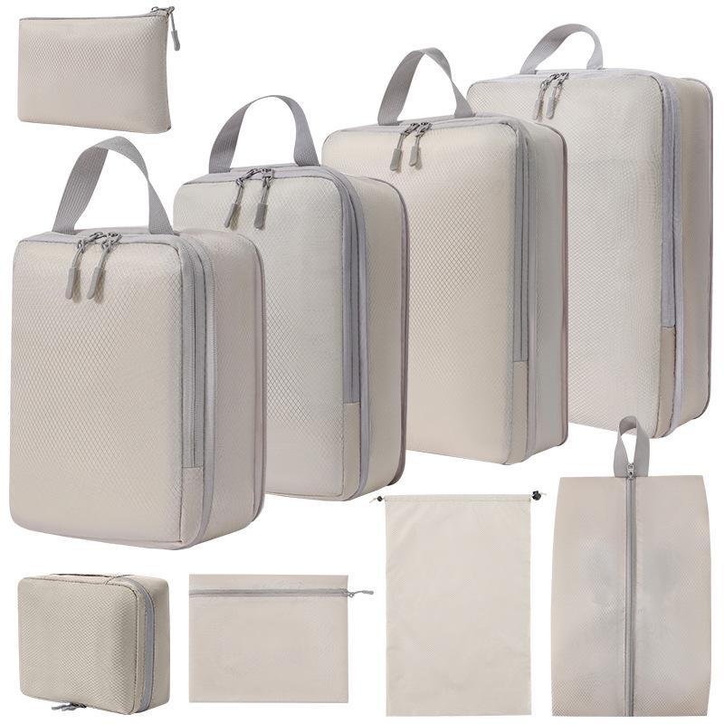 Compression Travel Storage Set: Washable Organizer for Cosmetics, Shoes, and Clothes