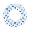 Livlight Tokyo Rosoku Inflatable Swim Ring 100cm Clear Rainbow Hibiscus ST Mark Approved Float