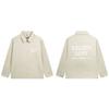 Graffiti Letter Print Hooded Sweatshirt Jacket Men Loose Fit Streetwear Long Sleeve Cotton Pullover