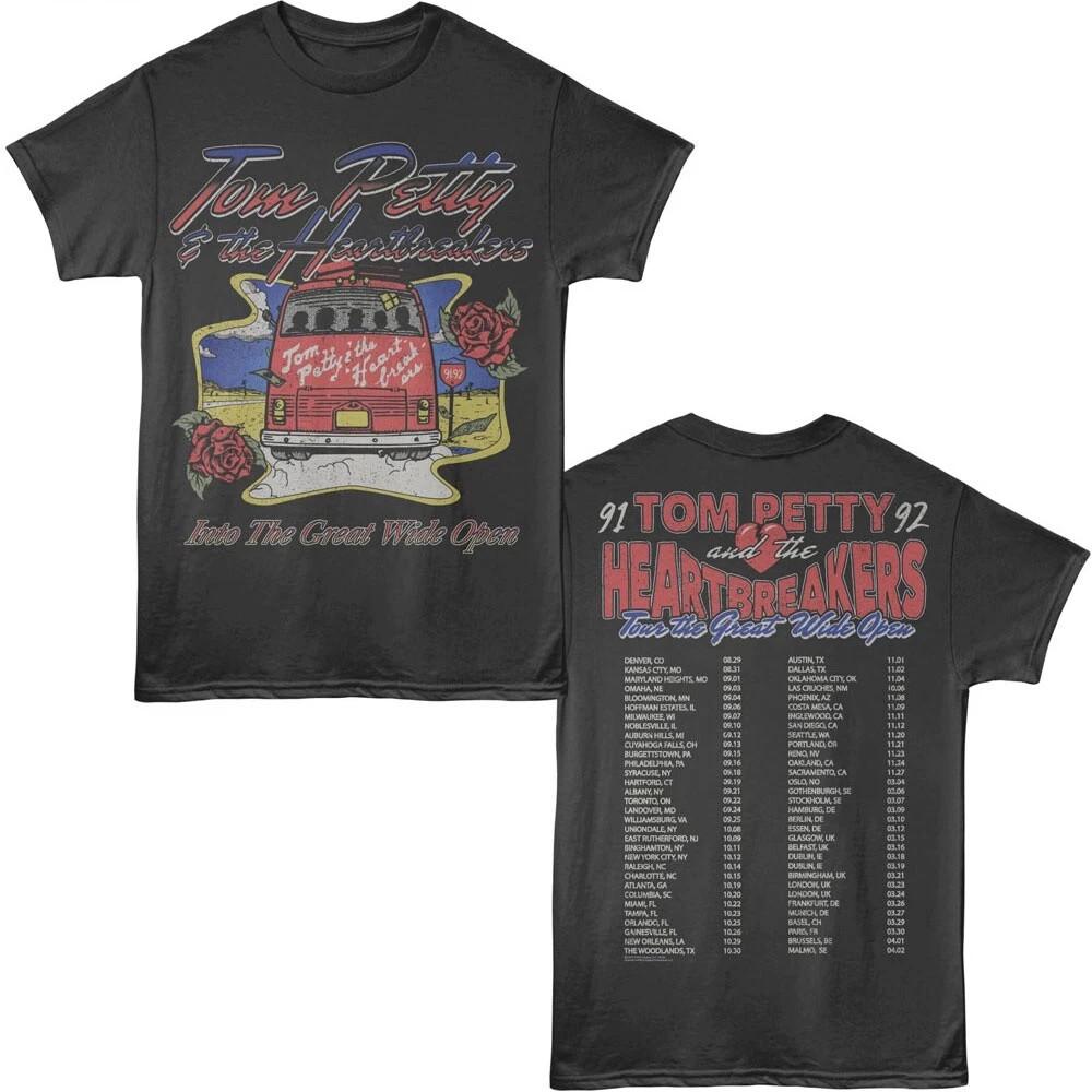 Tom Petty & the Heartbreakers GREAT WIDE OPEN TOUR T Shirt Full Size S-5XL Unisex T-Shirt S